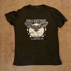 Throne of Glass Rowan Whitethorn Black Graphic Tee